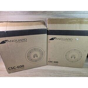 Lot Of 2 Vanguard Dynamics CSC-600 6.5” 2-way In-Ceiling Woofer. Open Box